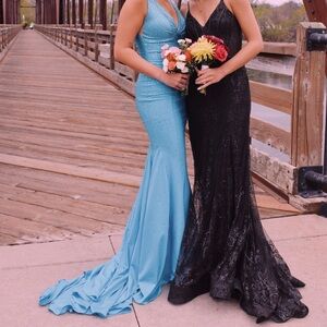 Johnathan Kayne Blue Prom Dress/ Pageant Dress